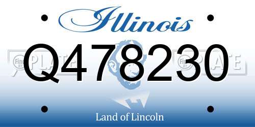 Q478230 Illinois License Plate