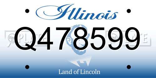 Q478599 Illinois License Plate
