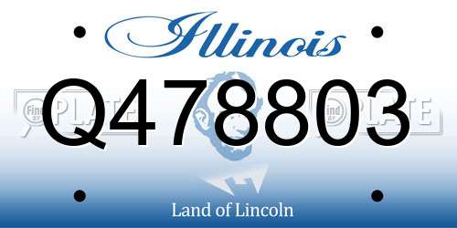 Q478803 Illinois License Plate