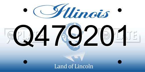 Q479201 Illinois License Plate