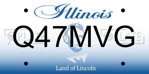 Q47MVG Illinois License Plate