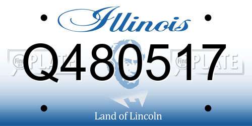 Q480517 Illinois License Plate