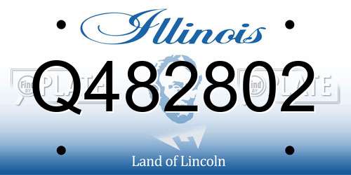 Q482802 Illinois License Plate