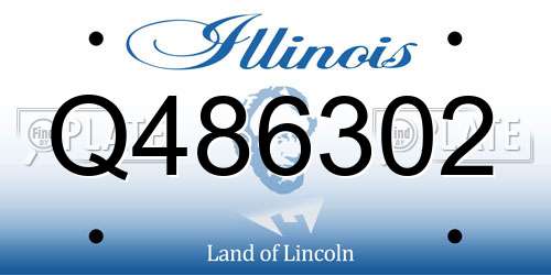 Q486302 Illinois License Plate
