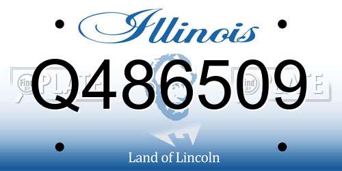 Q486509 Illinois License Plate