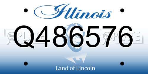 Q486576 Illinois License Plate