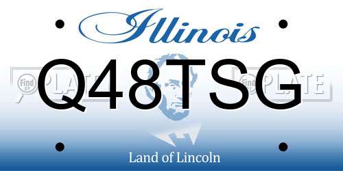 Q48TSG Illinois License Plate