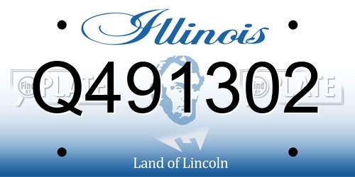 Q491302 Illinois License Plate