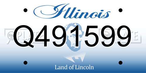Q491599 Illinois License Plate