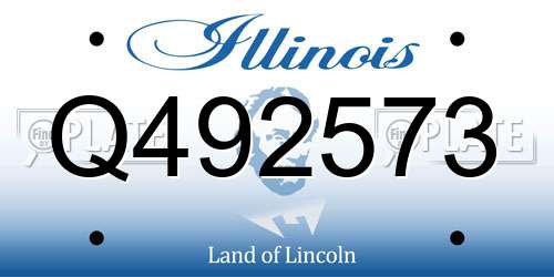 Q492573 Illinois License Plate