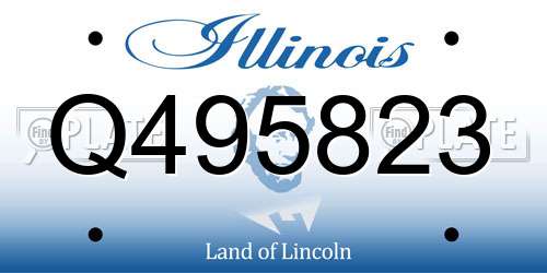 Q495823 Illinois License Plate