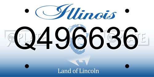 Q496636 Illinois License Plate