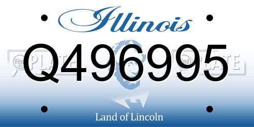 Q496995 Illinois License Plate