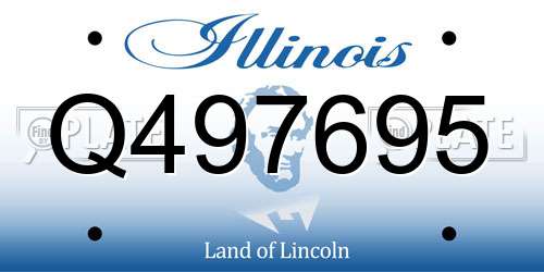 Q497695 Illinois License Plate