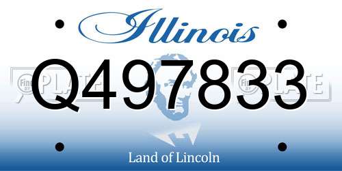Q497833 Illinois License Plate