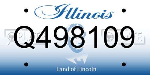 Q498109 Illinois License Plate