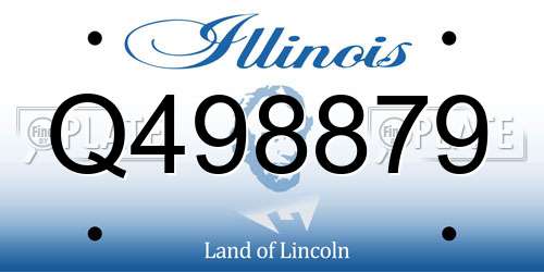 Q498879 Illinois License Plate