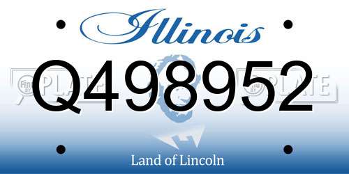 Q498952 Illinois License Plate