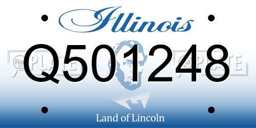 Q501248 Illinois License Plate