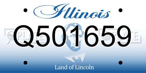 Q501659 Illinois License Plate