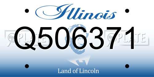 Q506371 Illinois License Plate