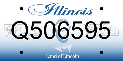 Q506595 Illinois License Plate