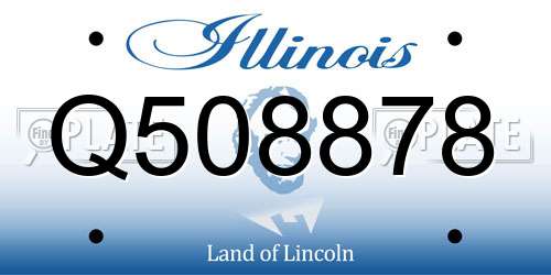 Q508878 Illinois License Plate