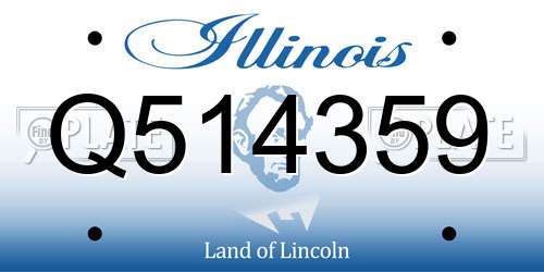 Q514359 Illinois License Plate