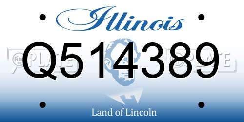 Q514389 Illinois License Plate