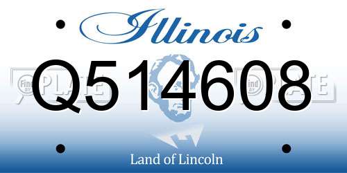 Q514608 Illinois License Plate
