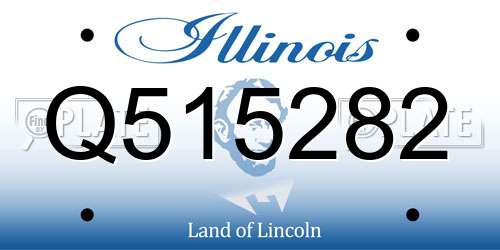 Q515282 Illinois License Plate