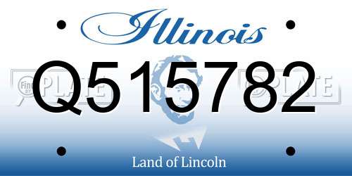 Q515782 Illinois License Plate