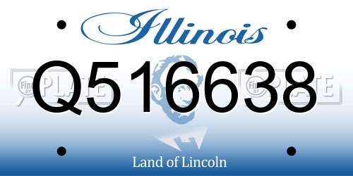 Q516638 Illinois License Plate