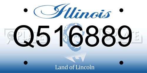 Q516889 Illinois License Plate