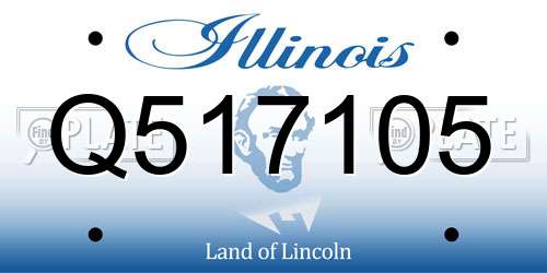 Q517105 Illinois License Plate