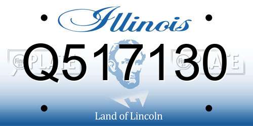 Q517130 Illinois License Plate