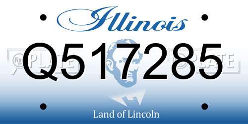 Q517285 Illinois License Plate
