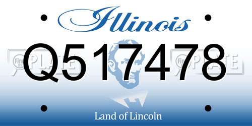 Q517478 Illinois License Plate