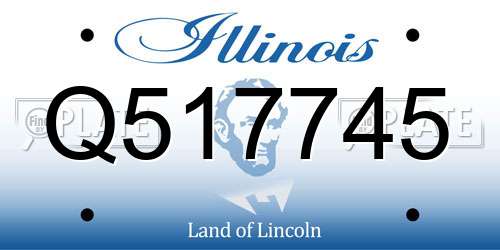 Q517745 Illinois License Plate