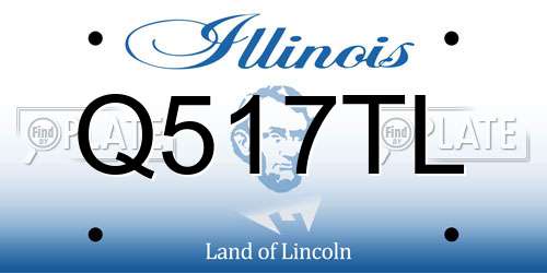 Q517TL Illinois License Plate