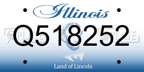 Q518252 Illinois License Plate
