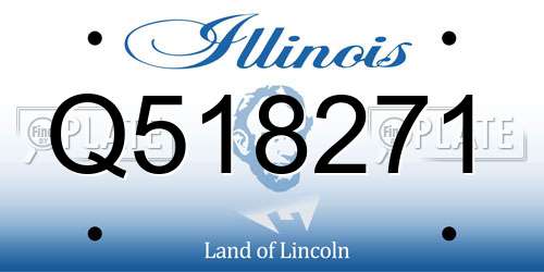 Q518271 Illinois License Plate