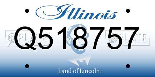 Q518757 Illinois License Plate
