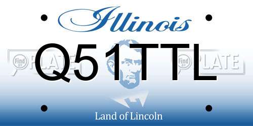 Q51TTL Illinois License Plate