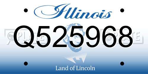 Q525968 Illinois License Plate
