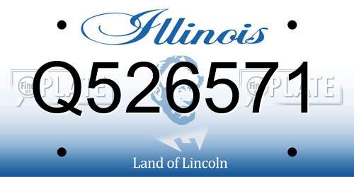 Q526571 Illinois License Plate