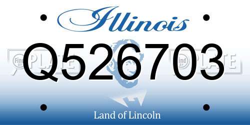 Q526703 Illinois License Plate