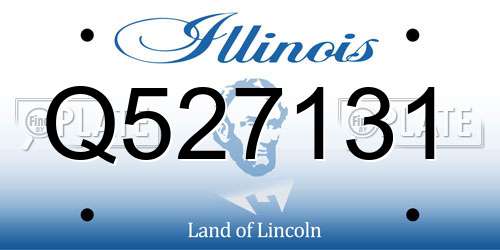 Q527131 Illinois License Plate
