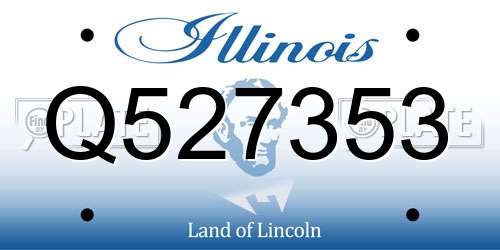 Q527353 Illinois License Plate