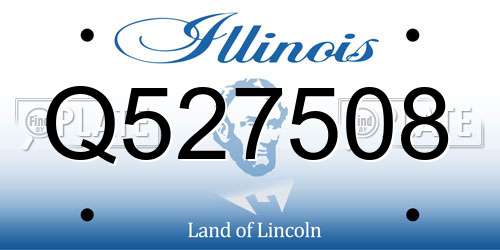 Q527508 Illinois License Plate